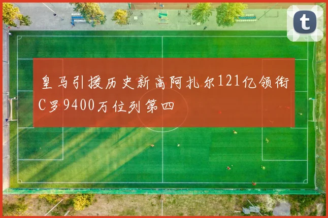皇马引援历史新高阿扎尔121亿领衔C罗9400万位列第四
